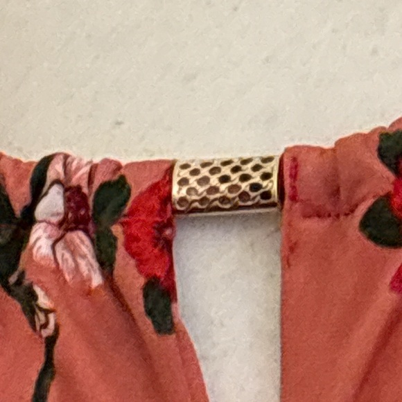 New Anne Morgan Collection floral A-line coral shift Maxi dress 1X - Picture 7 of 17